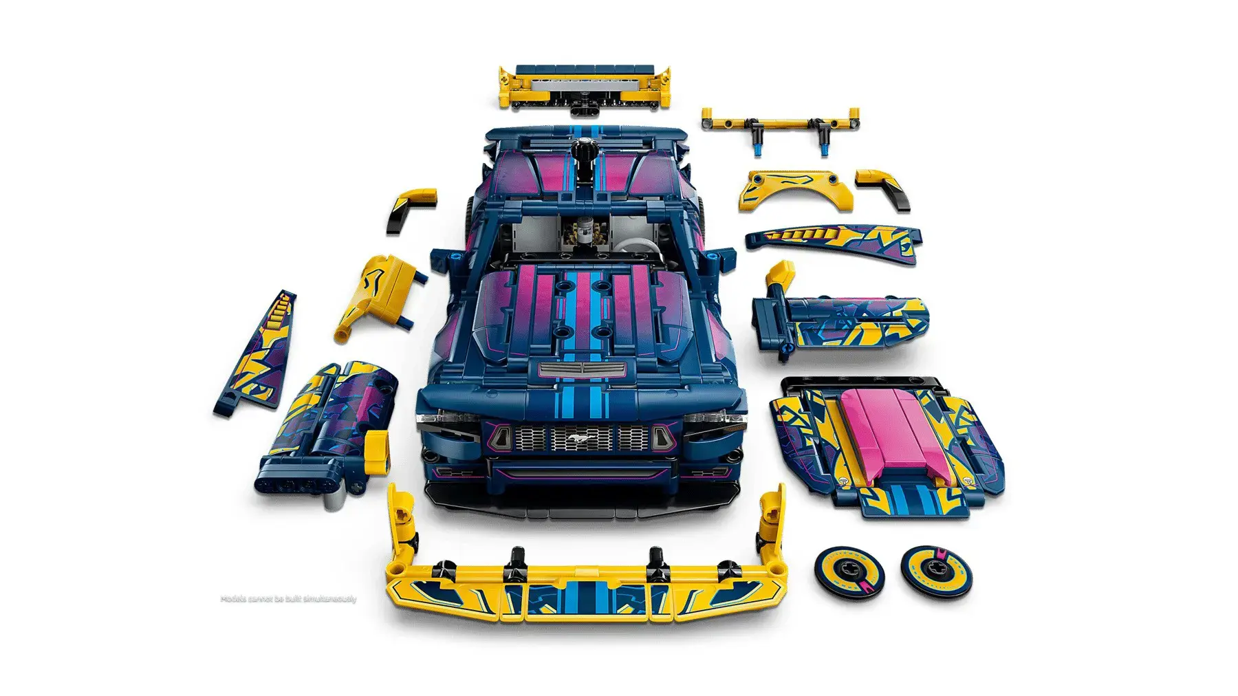LEGO TECHNIC 42236 Custom Garage Ford Mustang GT