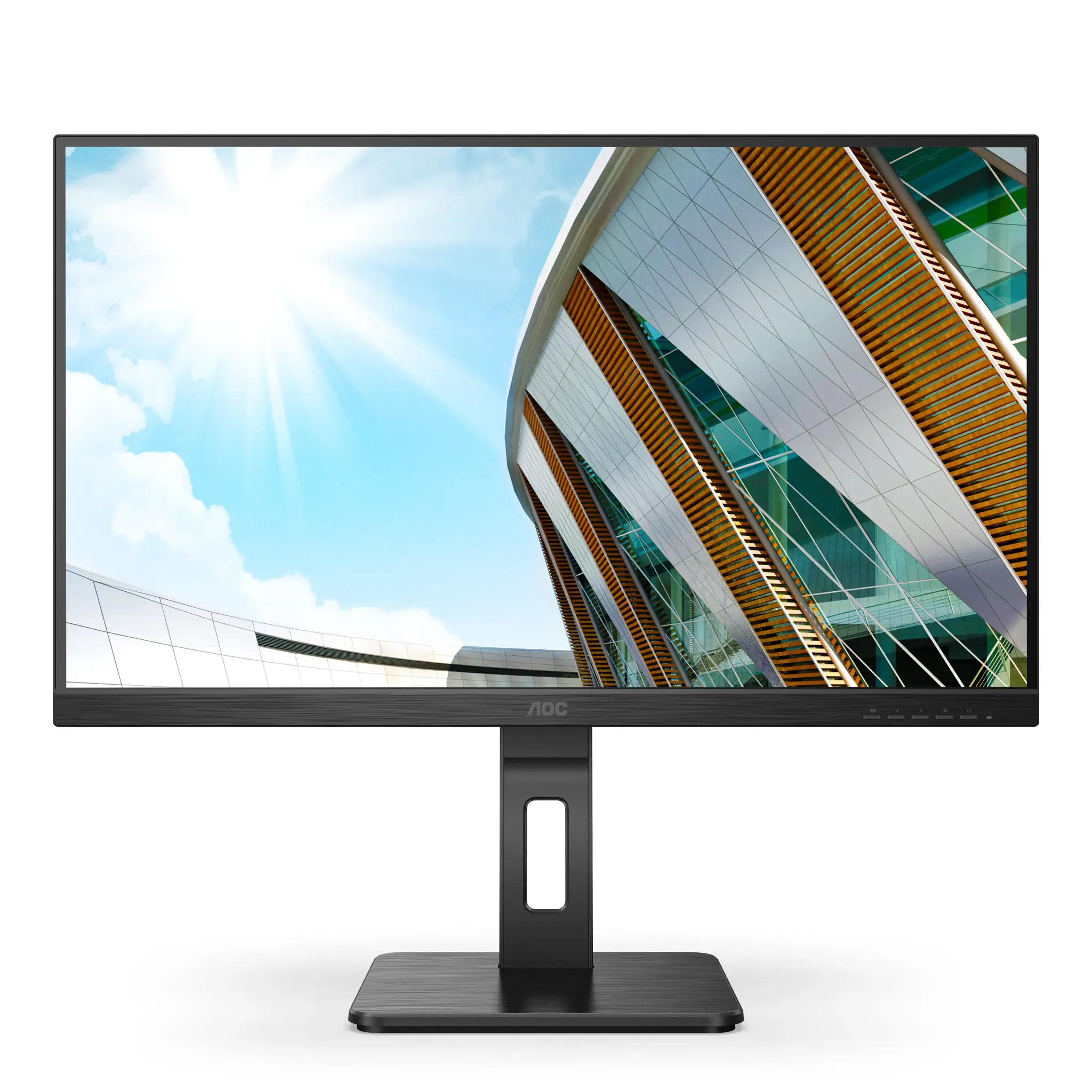 Monitorius AOC U27P2CA, 68.6 cm (27"), 3840 x 2160 pixels, 4K Ultra HD, LED, 4 ms, Black