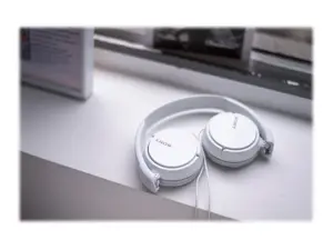"Sony MDR-ZX110AP", laidinis, 12-22000 Hz, skambučiai/muzika, 120 g, ausinės, baltos spalvos