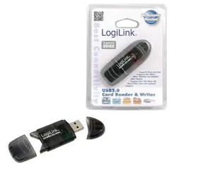 LOGILINK CR0007 LOGILINK - Kortelės skaitytuvas USB 2.0 SD/MMC ir rašytuvas