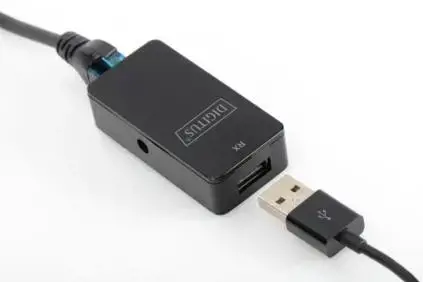 DIGITUS USB 2.0 ilgintuvas Naudojamas su "Cat5/5e/6" kabeliu iki 50 m