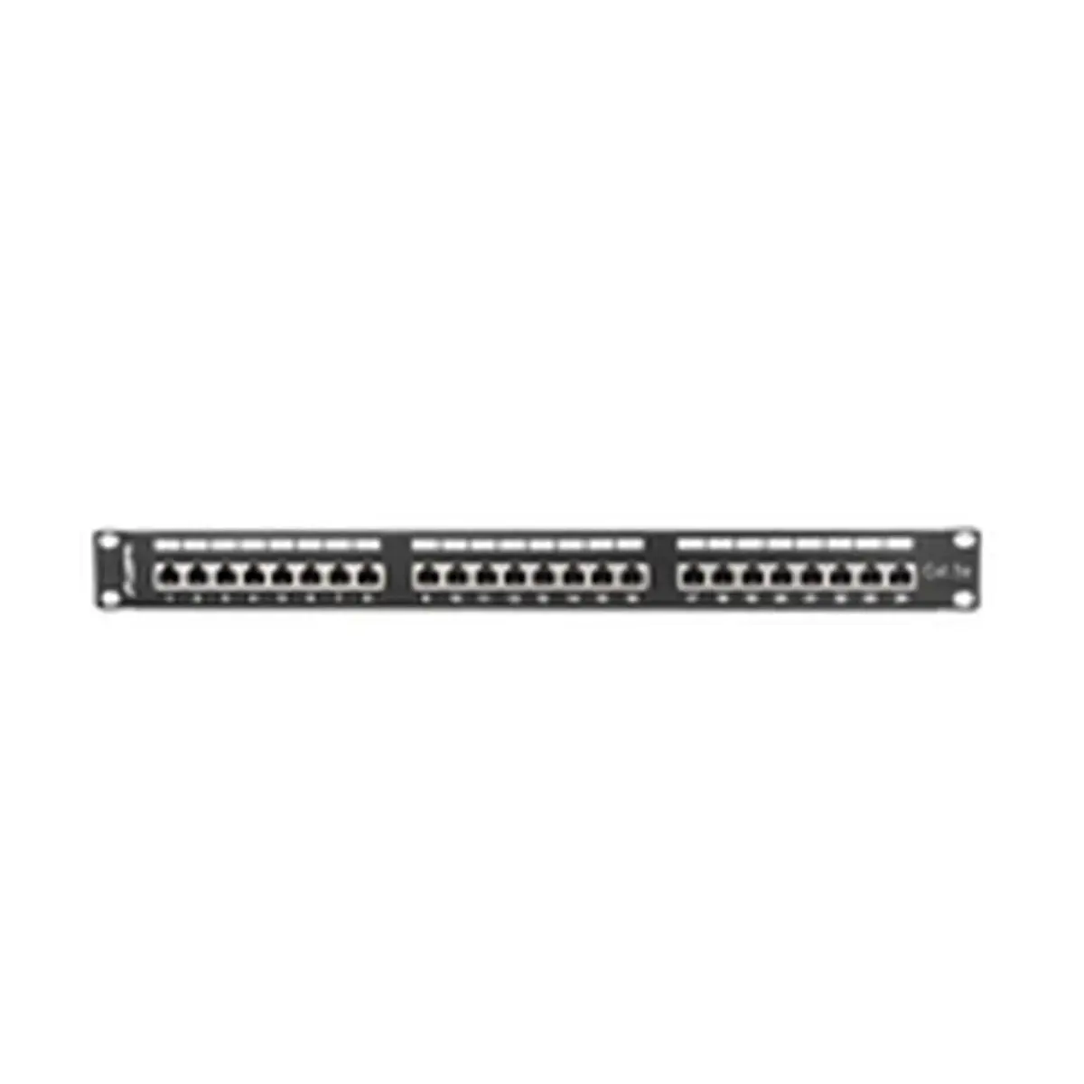 LANBERG PPS5-1024-B Lanberg Patch Panel 24 prievadų 1U, kat. 5e, ekranuota, juoda