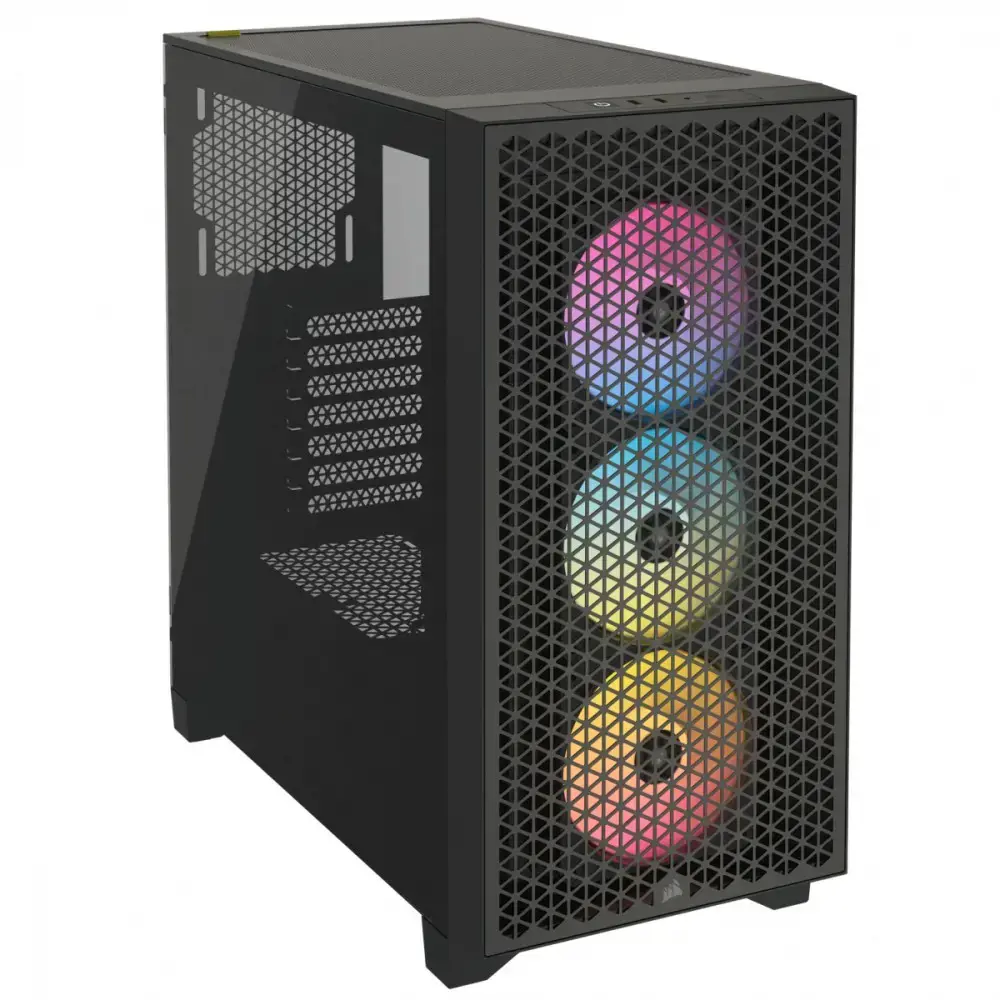 3000D Airflow RGB TG Mid-Tower juodos spalvos