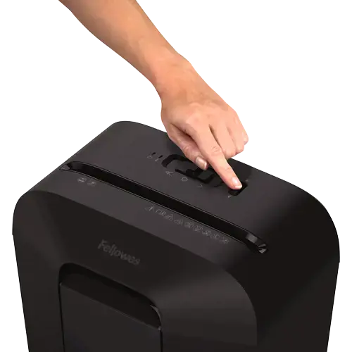 "Fellowes Powershred LX45", kryžminis smulkinimas, 4 x 37 mm, 17 l, mygtukai, 6 min, juoda