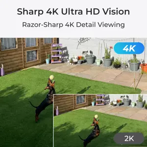 Reolink E Series E560 - 4K UHD PTZ Wi-Fi 6 Camera, 3X Optical Zoom, Auto Tracking, Wi-Fi 6, Person/Vehicle/Pet Detection, IP security camera, Indoor & outdoor, Wired & Wireless, Google Assistant, Internal, 2400 - 5000 MHz