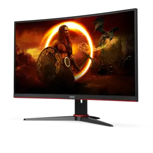 Monitorius AOC G2 C24G2AE/BK, 59.9 cm (23.6"), 1920 x 1080 pixels, Full HD, LED, 1 ms, Black, Red