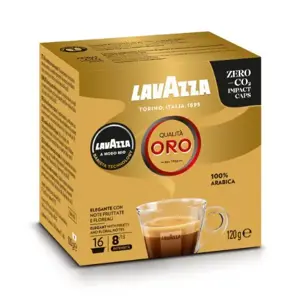 Kavos kapsulės LAVAZZA „A Modo Mio Q Oro“, 16vnt., 120 g