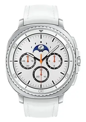 Samsung Galaxy Watch 8 Classic 3.3 cm (1.3") AMOLED 46 mm Digital 438 x 438 pixels Touchscreen Silver Wi-Fi GPS (satellite)