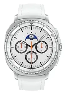 Samsung Galaxy Watch 8 Classic 3.3 cm (1.3") AMOLED 46 mm Digital 438 x 438 pixels Touchscreen Silver Wi-Fi GPS (satellite)