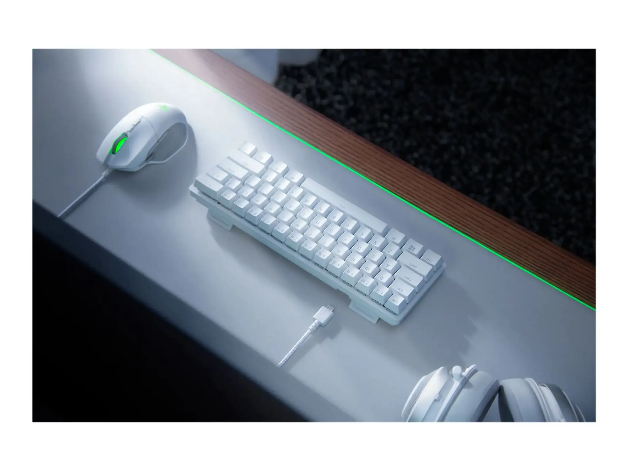 RAZER Huntsman Mini - Mercury Ed. Purple Switch - JAV išdėstymo klaviatūra