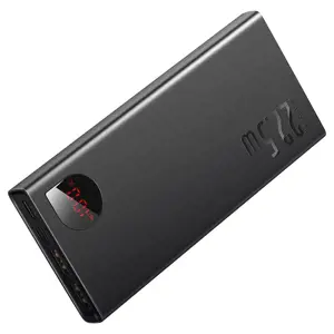 Baseus Adaman Metal power bank with fast charging 10000mAh 22.5W (Overseas Edition 2021) Black (Black)
