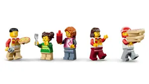 LEGO CITY 60496 Pizza Delivery Experience with Vehicles