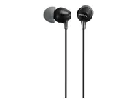 Sony MDR-EX15LP, Wired, 8 - 22000 Hz, Music, 3 g, Headphones, Black