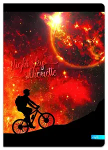 Sąsiuvinis A5 96lap. 70g NIGHT SKY linija