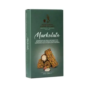 Vaflių suktinukai BISCOTTI TSOUNGARI Markolato su riešutų kremu, 170 g