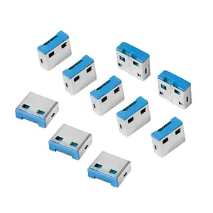 LOGILINK AU0046 LOGILINK - USB prievadų blokatorius (10x užraktai)