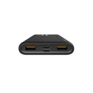 Silicon Power QP15, 10000 mAh, ličio polimeras (LiPo), greitasis įkrovimas 3.0, 18 W, juodas