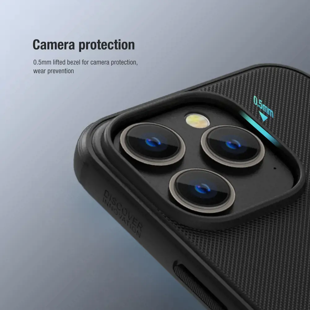 Nillkin Super Frosted PRO Back Cover for Apple iPhone 14 Pro Black (Without Logo Cutout)