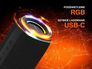 Tracer XtremeBeat TWS Portable Bluetooth Speaker Black 15 W