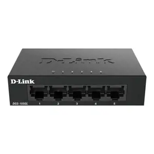 D-Link DGS-105GL/E, nevaldomas, Gigabit Ethernet (10/100/1000)