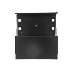 Alantec 24xSC duplex / 24xLC quad 19" 1U telescopic fibre optic patch panel with mounting accessori…