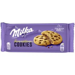 Sausainiai MILKA, su šokolado įdaru, 156 g