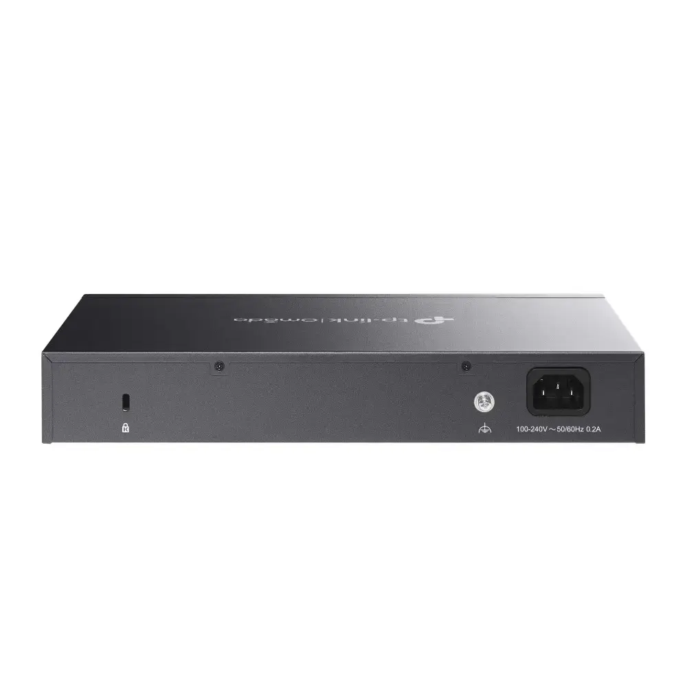 "TP-Link JetStream" 8 prievadų "Gigabit L2" valdomas tinklo komutatorius su 2 SFP lizdais, valdomas, L2, Gigabit Ethernet (10/100/1000), dvipusis, montuojamas į stovą, 1U
