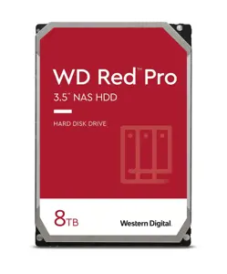 "WD Red Pro" 8 TB SATA 6 Gb/s 256 MB spartinančiosios atminties vidinis 3,5 colių 24x7 7200 aps./mi…