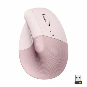 Ergonominė optinė pelė "Logitech Lift Pink Rose