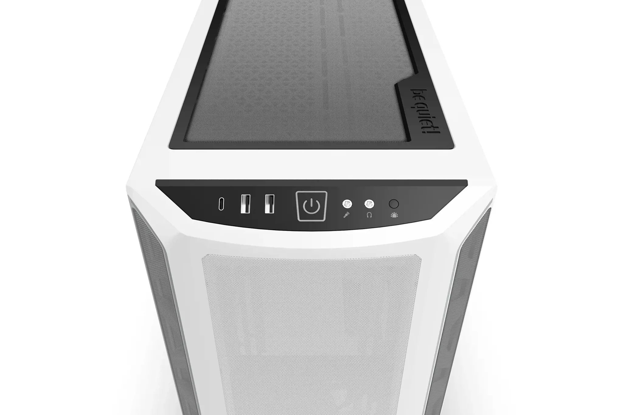 Būkite tylūs! Shadow Base 800 DX White, Midi Tower, Kompiuteris, Balta, ATX, EATX, micro ATX, Mini-ITX, Akrilonitrilo butadieno stirenas (ABS), Plienas, Grūdintas stiklas, Multi