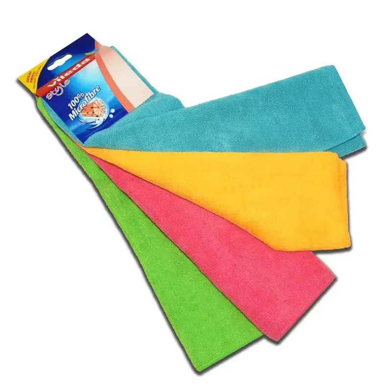 Valymo šluostė "Vileda" mikropluošto šluostė "Colors Extra Large" 4 vnt.