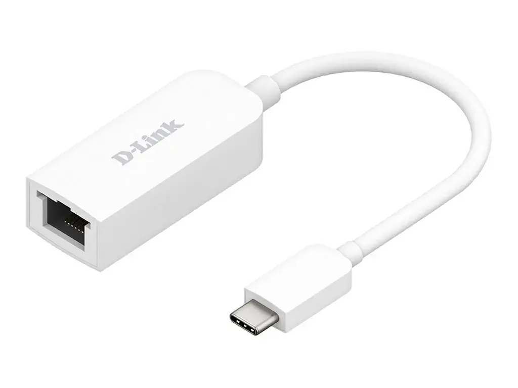 D-Link USB-C ir 2,5G Ethernet adapteris DUB-E250, laidinis, USB Type-C, Ethernet, 2500 Mbps, baltas