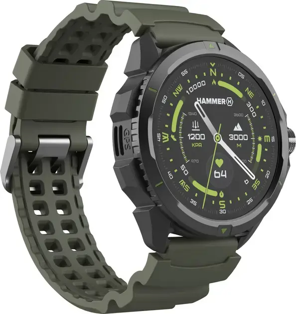 Hammer Watch 2 | Smart watch | AMOLED | 1.5” | Military Edition