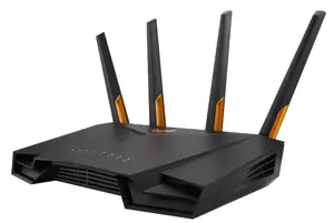 ASUS TUF-AX4200, "Wi-Fi 6" (802.11ax), dviejų dažnių (2,4 GHz / 5 GHz), Ethernet LAN, juodas, stalinis maršrutizatorius