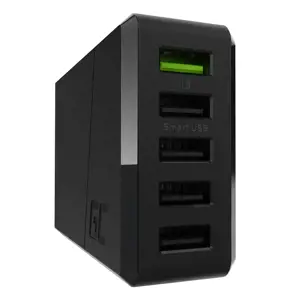 3 prievadų įkroviklis Green Cell GC ChargeSource 5 5xUSB 52W su "Ultra Charge" ir "Smart Charge" fu…