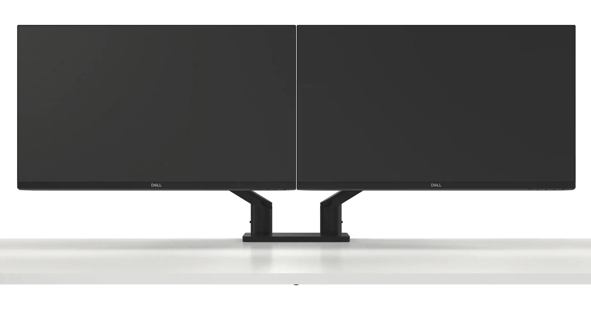 DELL dvigubo monitoriaus laikiklis - MDA20, 10 kg, 48,3 cm (19"), 68,6 cm (27"), reguliuojamas aukštis, juodas