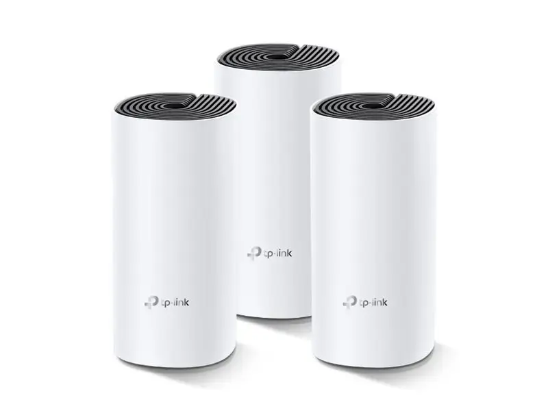 "TP-LINK AC1200 Whole-Home Mesh Wi-Fi" sistema "Qualcomm" procesorius 867Mbps 5GHz+300Mbps 2,4GHz 2 Gigabit prievadai 2 vidinės antenos