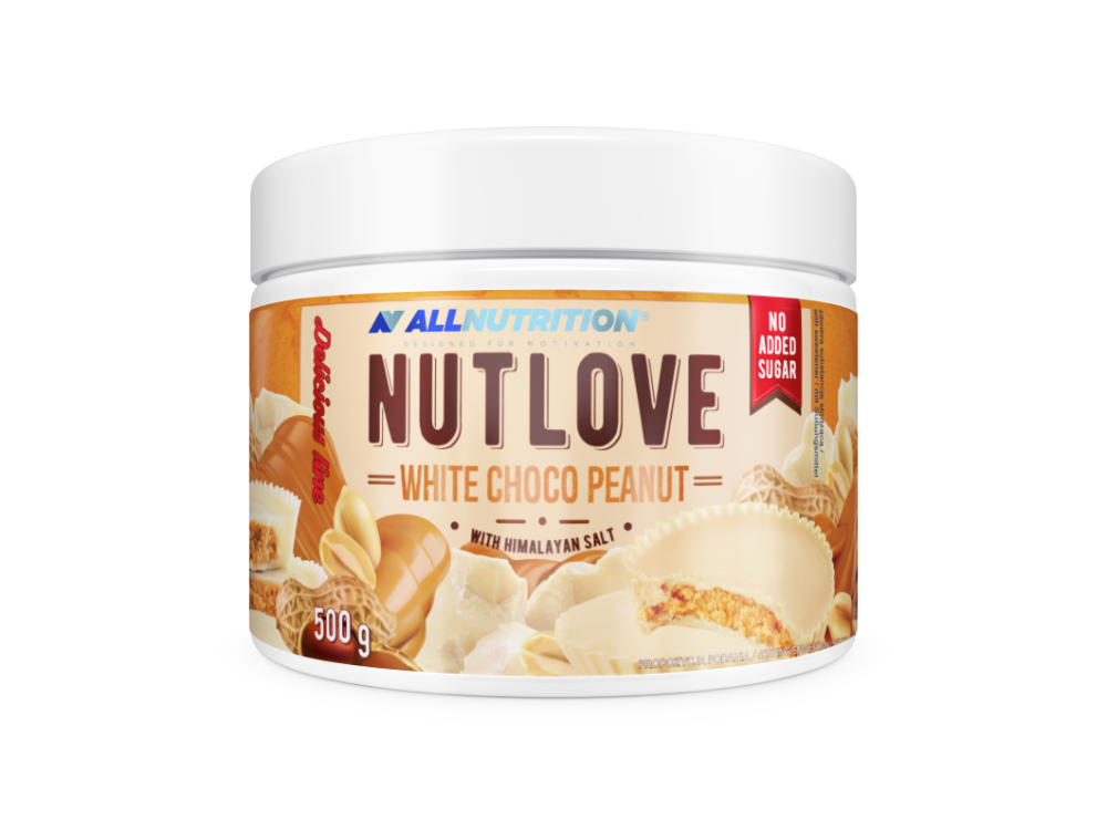 Kremas NUTLOVE ALLNUTRITION su kepintais riešutais ir Himalajų druska, 500g