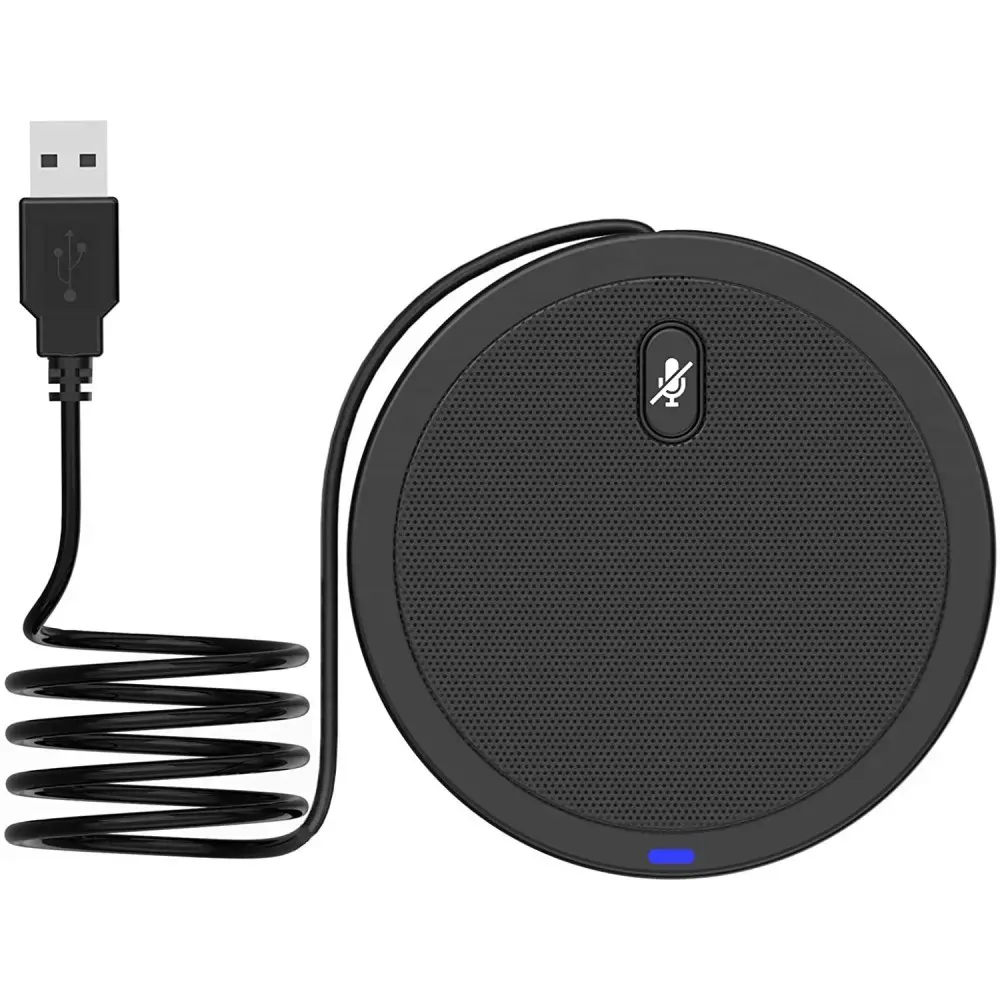 TECHLY Daugiakryptis USB konferencijų mikrofonas su nutildymo mygtuku