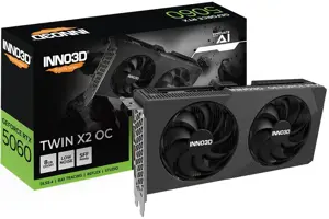 Vaizdo plokštė INNO3D GeForce RTX 5060 8 GB, GDDR7, N50602-08D7X-195071N