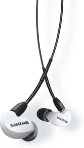 Shure AONIC 215 - in-ear headphones with single transducer and 3.5mm cable (white)