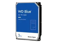 "WD Blue" 3 TB SATA 6 Gb/s kietasis diskas vidinis 3,5 colių Serial ATA 256 MB spartinančioji atmintinė 5400 aps./min RoHS reikalavimus atitinkantis kietasis diskas Nesupakuotas