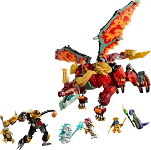 LEGO NINJAGO 71868 Wyldfyre's Transforming Dragon Mech