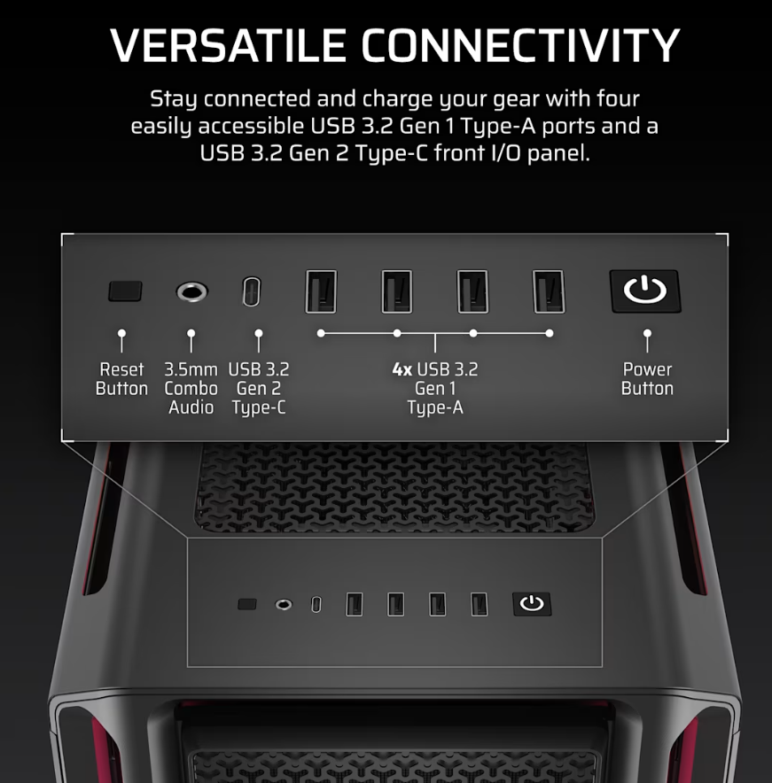 Corsair iCUE LINK 5000T LX RGB Midi Tower Black