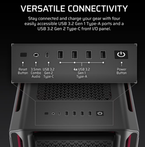 Corsair iCUE LINK 5000T LX RGB Midi Tower Black