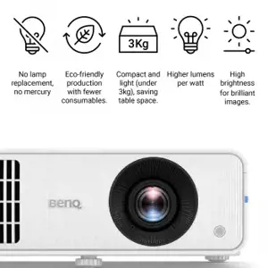 BenQ LH650, 4000 ANSI lumens, DLP, 1080p (1920x1080), 3000000:1, 16:9, 1.07 billion colours