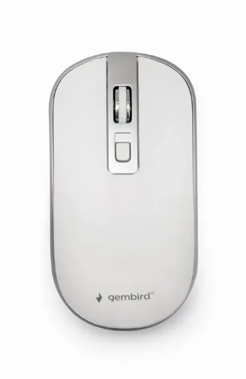 GEMBIRD MUSW-4B-06-WS Belaidė optinė pelė balta-sidabrinė