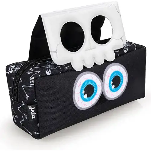 Penalas-pieštukinė ZIPIT Black Skull, juodas