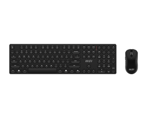 MSI FORGE K210 WIRELESS COMBO | Keyboard and Mouse Set | Wireless | Mouse included | US | Black | S…