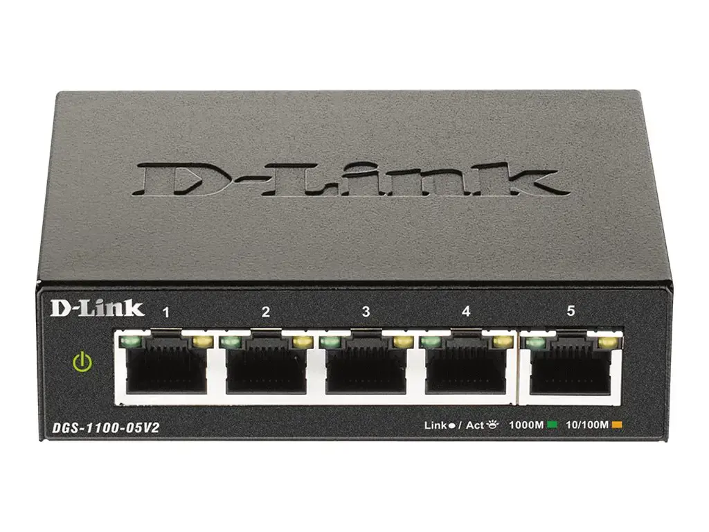 Komutatorius D-Link DGS-1100-05V2 5xGbE